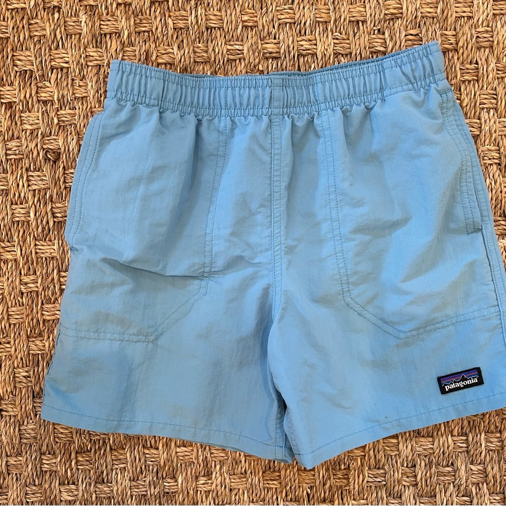 Patagonia Sky Blue Elastic Shorts